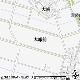 愛知県安城市小川町大帳前周辺の地図