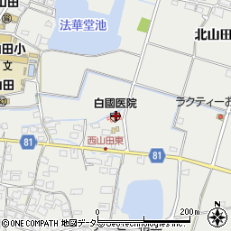 兵庫県姫路市山田町西山田46周辺の地図