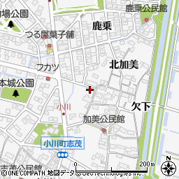 愛知県安城市小川町南加美131周辺の地図