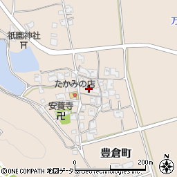 兵庫県加西市豊倉町788周辺の地図