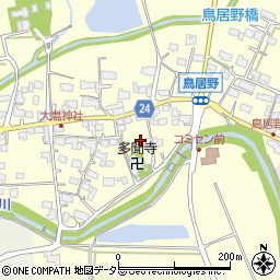 滋賀県甲賀市甲賀町鳥居野882周辺の地図
