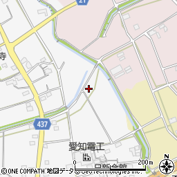 愛知県新城市片山明屋敷周辺の地図