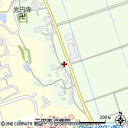兵庫県三田市西野上森周辺の地図