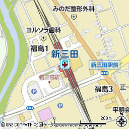 新三田駅周辺の地図