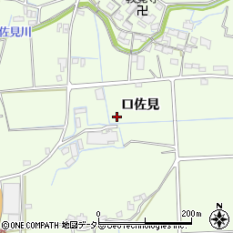兵庫県姫路市林田町口佐見周辺の地図