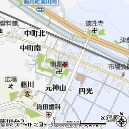 愛知県岡崎市市場町東町4周辺の地図