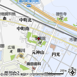 愛知県岡崎市市場町元神山27周辺の地図