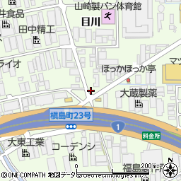 京都府宇治市槇島町目川204-1周辺の地図