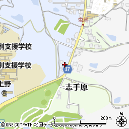 兵庫県三田市大原1323周辺の地図