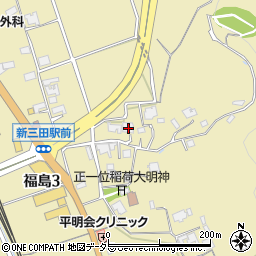 兵庫県三田市福島236周辺の地図