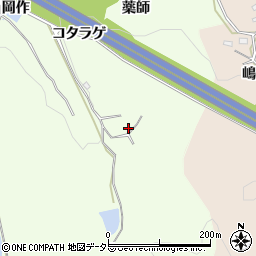 愛知県岡崎市牧平町コタラゲ周辺の地図