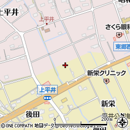 愛知県新城市平井新栄27周辺の地図