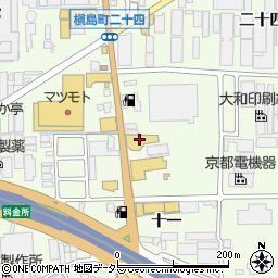 ネッツトヨタヤサカ宇治店周辺の地図