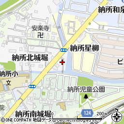 京都府京都市伏見区納所北城堀1周辺の地図