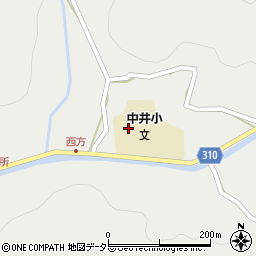 岡山県高梁市中井町西方301周辺の地図