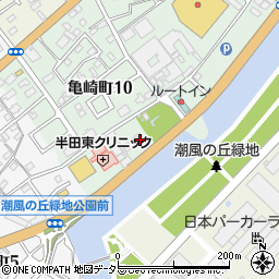 ａｐｏｌｌｏｓｔａｔｉｏｎ亀崎ＳＳ周辺の地図