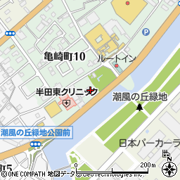 ａｐｏｌｌｏｓｔａｔｉｏｎ亀崎ＳＳ周辺の地図