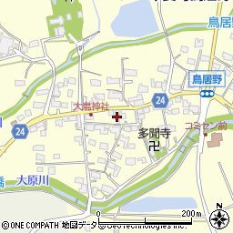 滋賀県甲賀市甲賀町鳥居野833周辺の地図