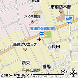 愛知県新城市平井新栄64周辺の地図