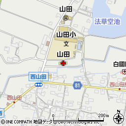 兵庫県姫路市山田町西山田115周辺の地図