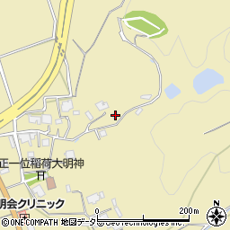 兵庫県三田市福島208周辺の地図