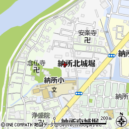 京都府京都市伏見区納所北城堀20周辺の地図