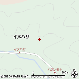 愛知県岡崎市鳥川町イヌハサ115周辺の地図