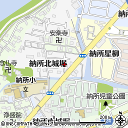 京都府京都市伏見区納所北城堀10周辺の地図