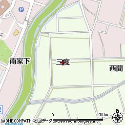愛知県安城市城ケ入町（三度）周辺の地図