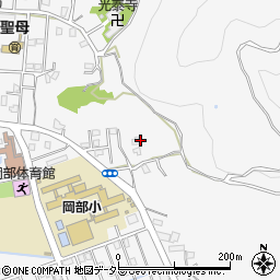 静岡県藤枝市岡部町内谷周辺の地図