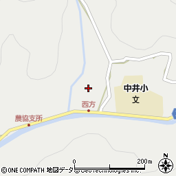 岡山県高梁市中井町西方327周辺の地図