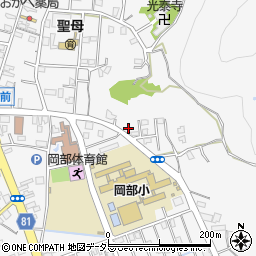 静岡県藤枝市岡部町内谷1003-8周辺の地図