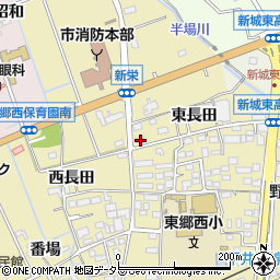 愛知県新城市平井新栄37周辺の地図