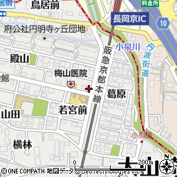 円明寺郵便局周辺の地図