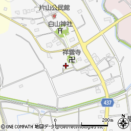愛知県新城市片山周辺の地図