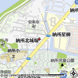 京都府京都市伏見区納所北城堀7周辺の地図