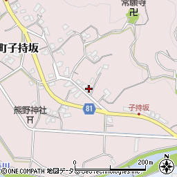 静岡県藤枝市岡部町子持坂454周辺の地図