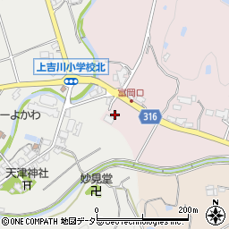 兵庫県三木市吉川町冨岡1893周辺の地図