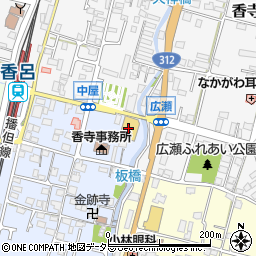 香呂駅前センター周辺の地図