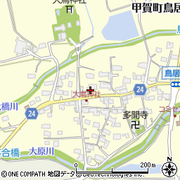 滋賀県甲賀市甲賀町鳥居野826周辺の地図