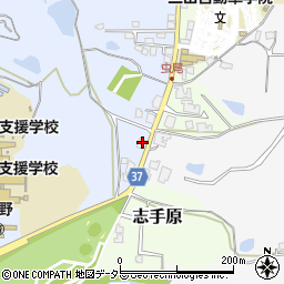 兵庫県三田市大原1328周辺の地図