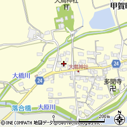 滋賀県甲賀市甲賀町鳥居野1208周辺の地図