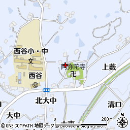 兵庫県宝塚市大原野西谷13-1周辺の地図