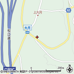 広島県庄原市口和町大月576周辺の地図