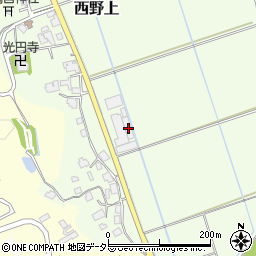 兵庫県三田市西野上70周辺の地図
