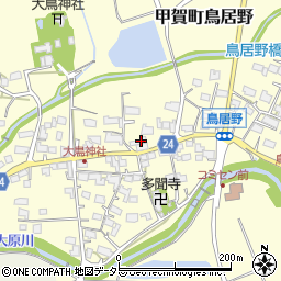 滋賀県甲賀市甲賀町鳥居野839周辺の地図