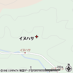 愛知県岡崎市鳥川町イヌハサ50周辺の地図