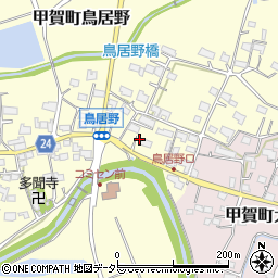 滋賀県甲賀市甲賀町鳥居野462周辺の地図