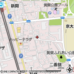 京都府宇治市五ケ庄三番割1周辺の地図