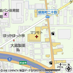 京都銀行マツモト宇治西店 ＡＴＭ周辺の地図